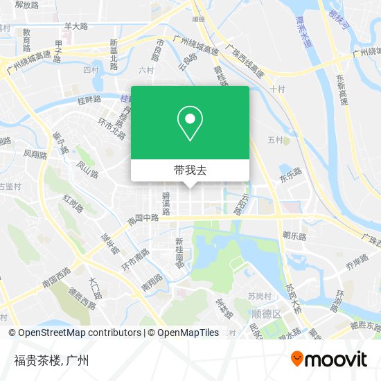福贵茶楼地图