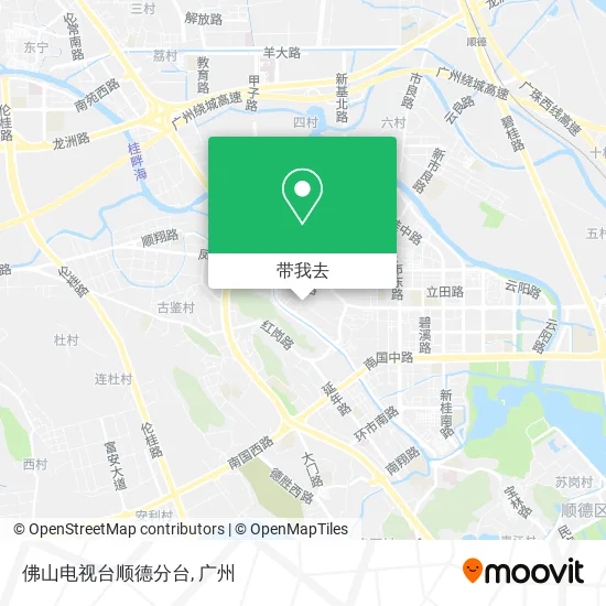 佛山电视台顺德分台地图