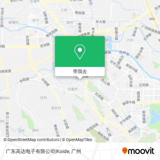广东高达电子有限公司|Koide地图