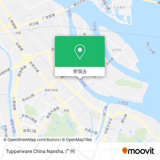 Tupperware China Nansha地图