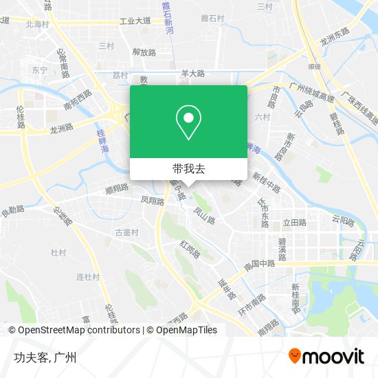 功夫客地图