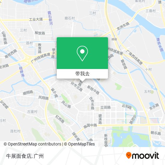 牛展面食店地图