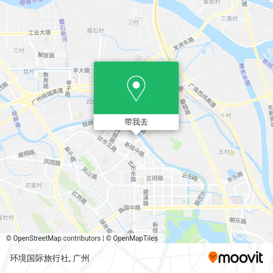 环境国际旅行社地图