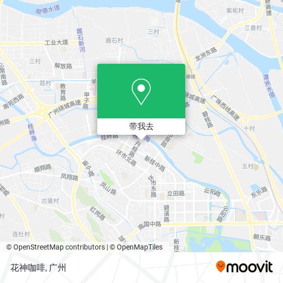 花神咖啡地图