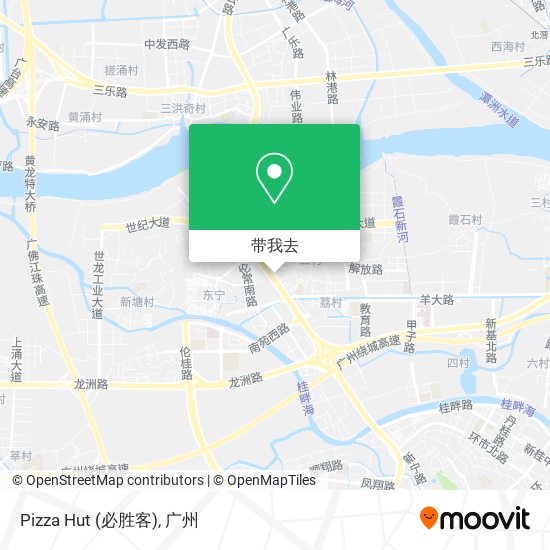 Pizza Hut (必胜客)地图