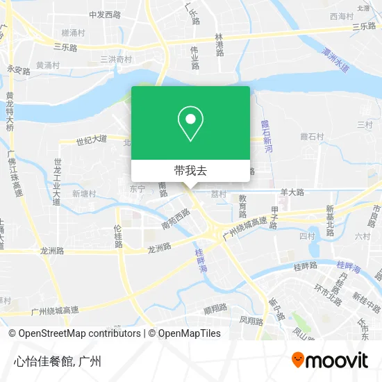 心怡佳餐館地图