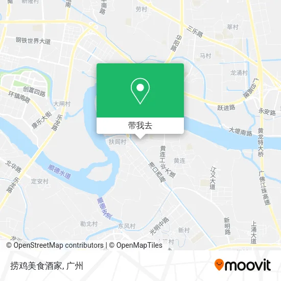 捞鸡美食酒家地图
