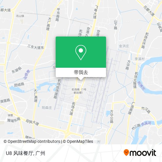 U8 风味餐厅地图