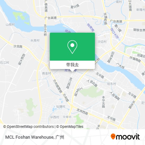 MCL Foshan Warehouse地图