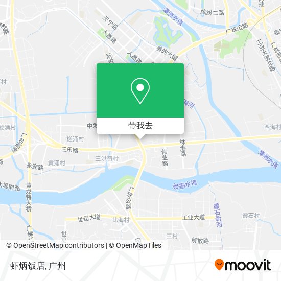 虾炳饭店地图