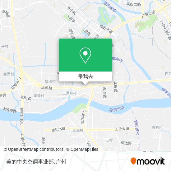 美的中央空调事业部地图