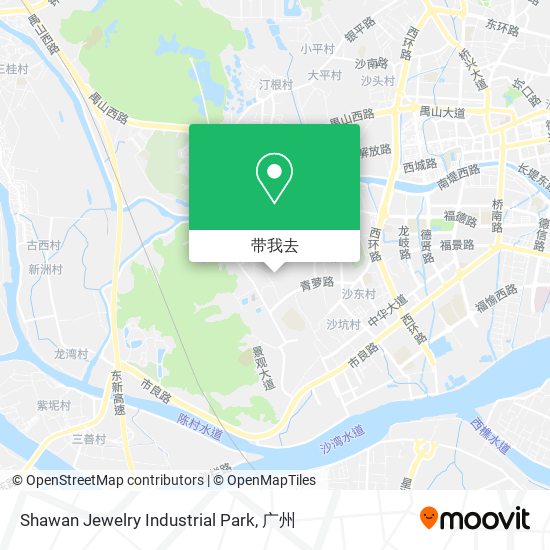 Shawan Jewelry Industrial Park地图