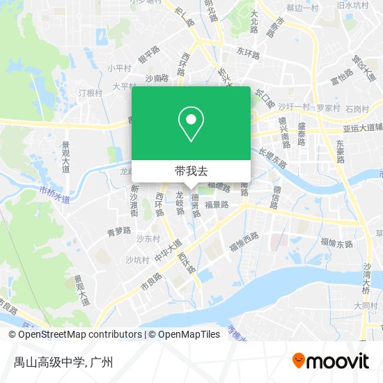 禺山高级中学地图