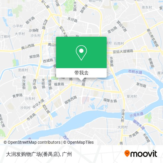 大润发购物广场(番禺店)地图
