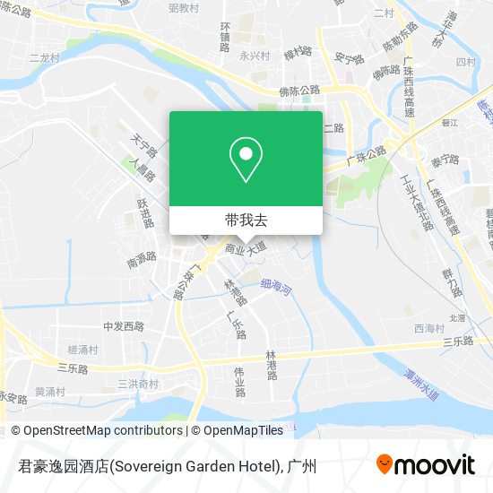 君豪逸园酒店(Sovereign Garden Hotel)地图
