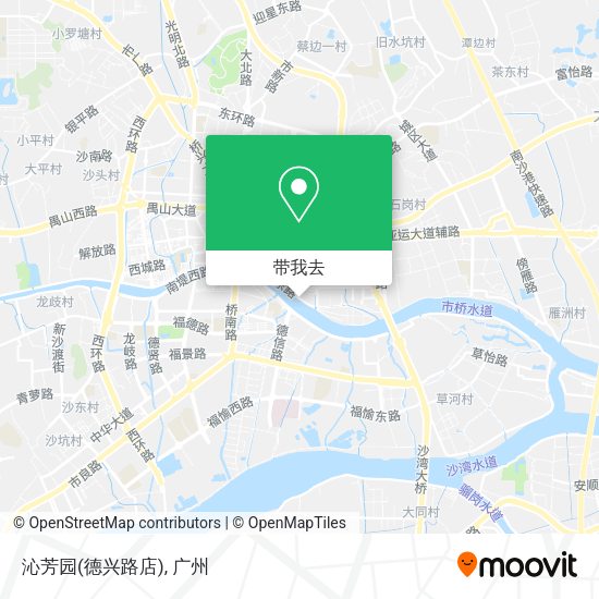 沁芳园(德兴路店)地图