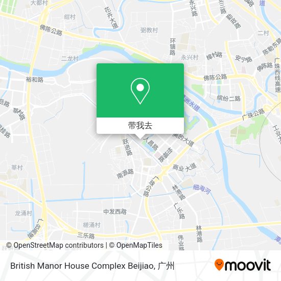 British Manor House Complex Beijiao地图