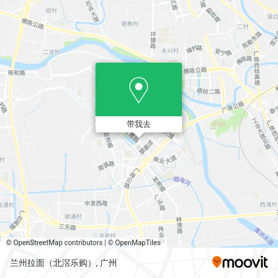 兰州拉面（北滘乐购）地图