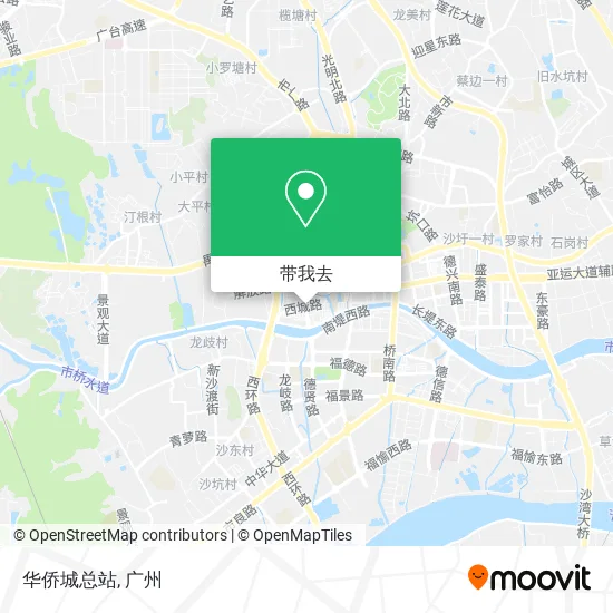 华侨城总站地图