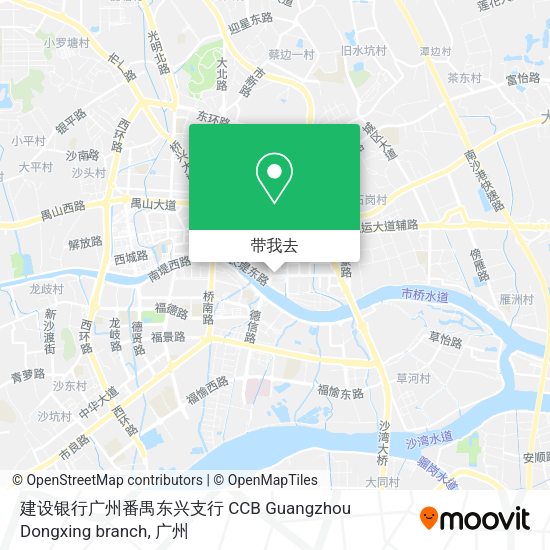建设银行广州番禺东兴支行 CCB Guangzhou Dongxing branch地图