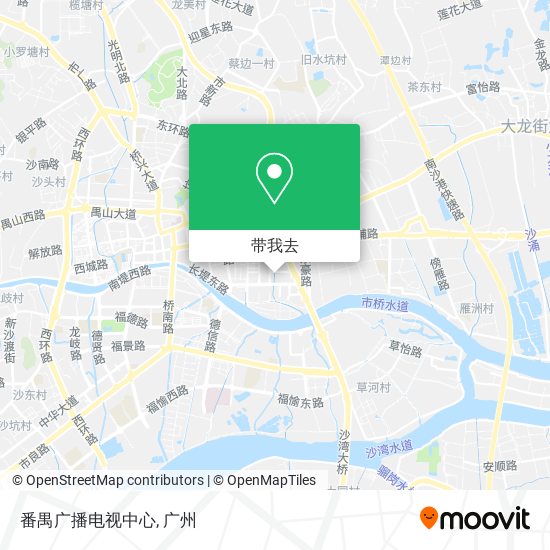 番禺广播电视中心地图