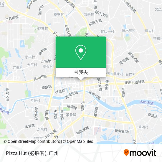 Pizza Hut (必胜客)地图