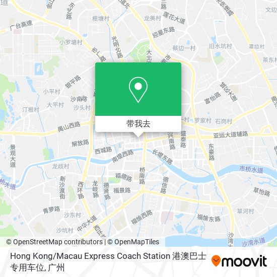 Hong Kong / Macau Express Coach Station 港澳巴士专用车位地图