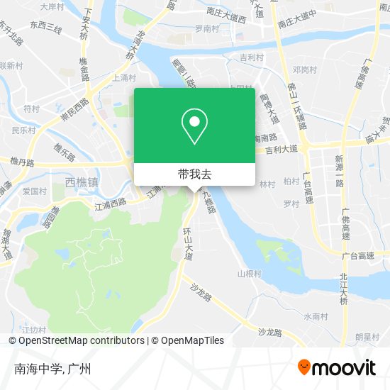 南海中学地图