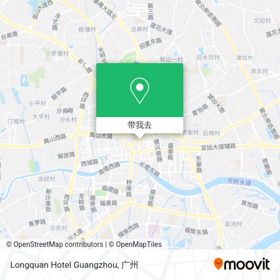Longquan Hotel Guangzhou地图
