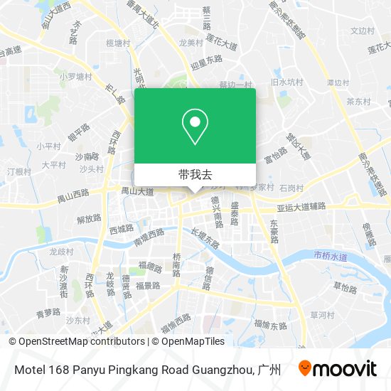 Motel 168 Panyu Pingkang Road Guangzhou地图