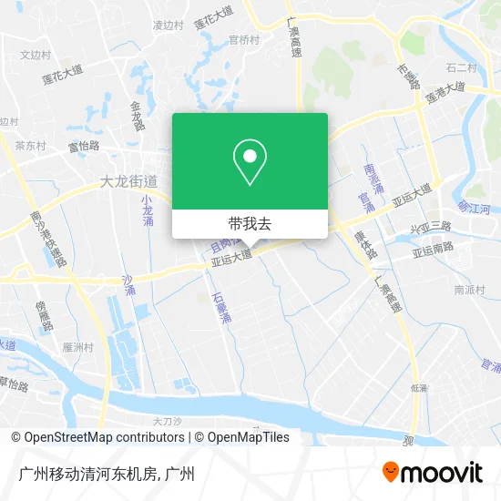 广州移动清河东机房地图