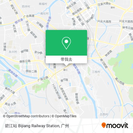 碧江站 Bijiang Railway Station地图