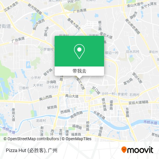 Pizza Hut (必胜客)地图