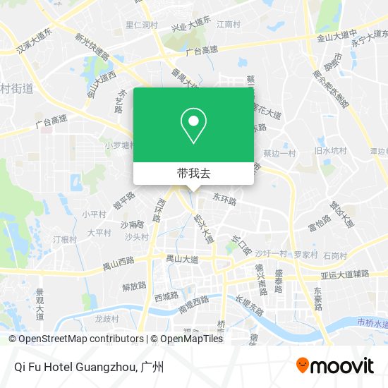 Qi Fu Hotel Guangzhou地图