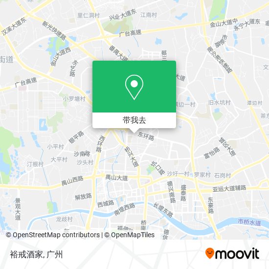 裕戒酒家地图