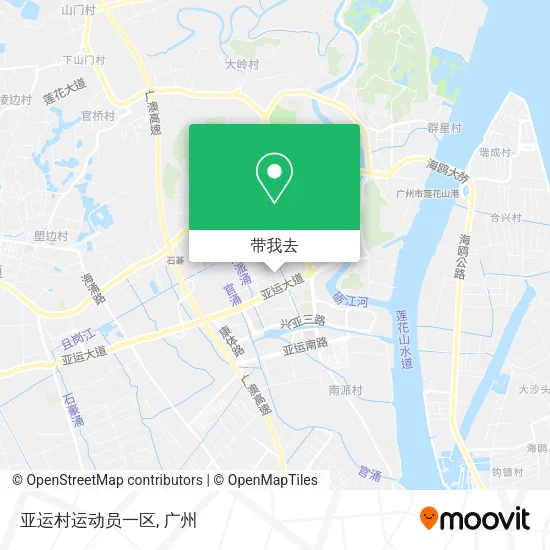 亚运村运动员一区地图