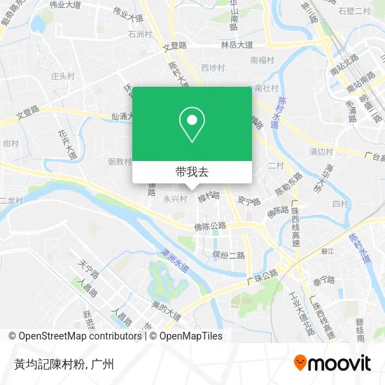 黃均記陳村粉地图