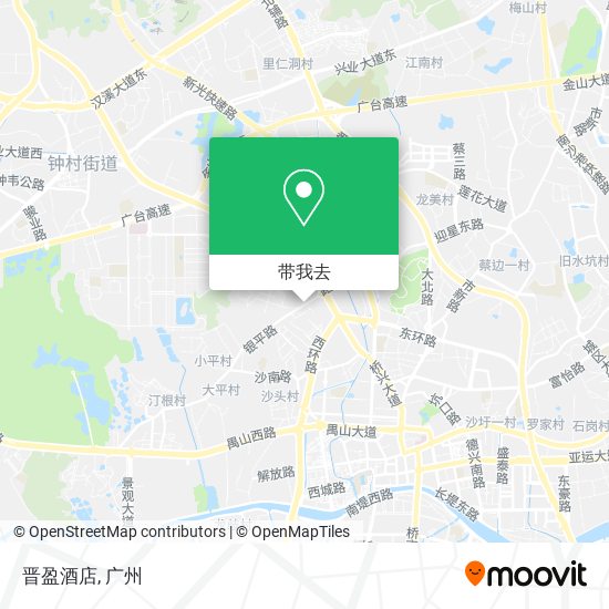 晋盈酒店地图