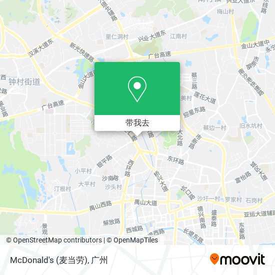 McDonald's (麦当劳)地图