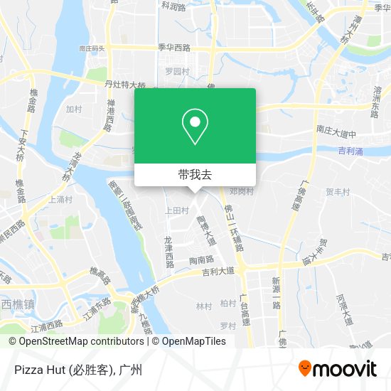 Pizza Hut (必胜客)地图