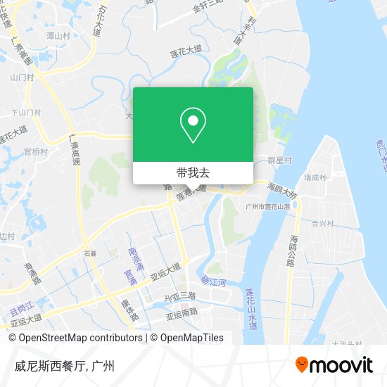 威尼斯西餐厅地图