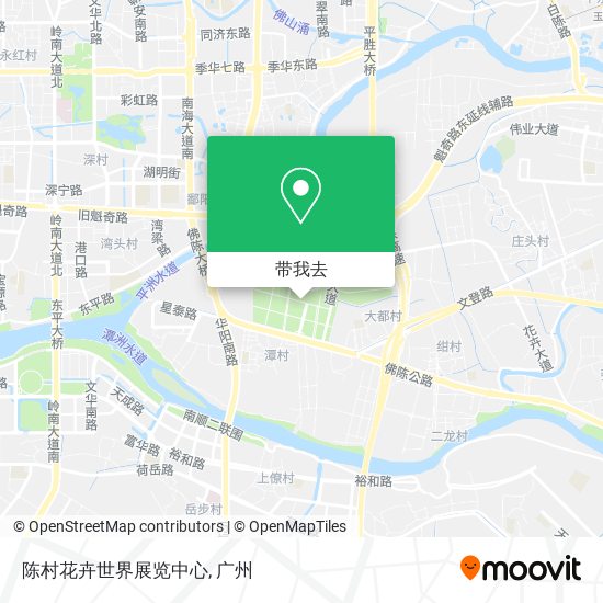 陈村花卉世界展览中心地图