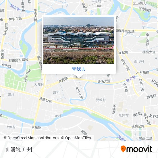 仙涌站地图