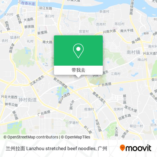 兰州拉面 Lanzhou stretched beef noodles地图