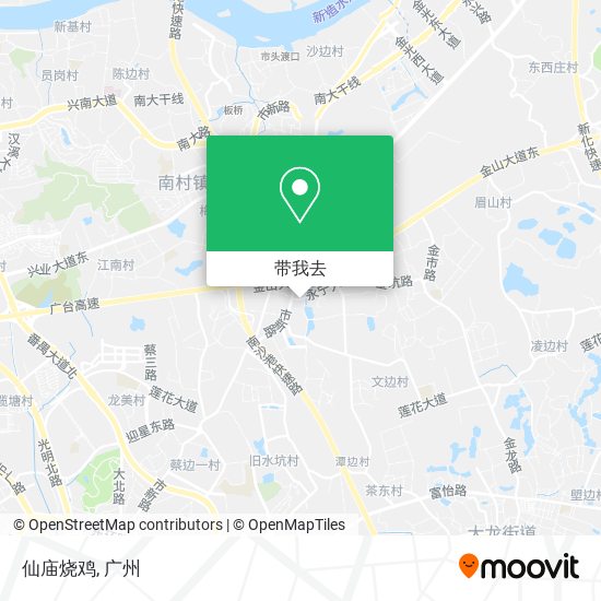 仙庙烧鸡地图