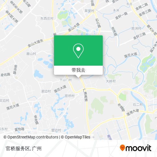 官桥服务区地图