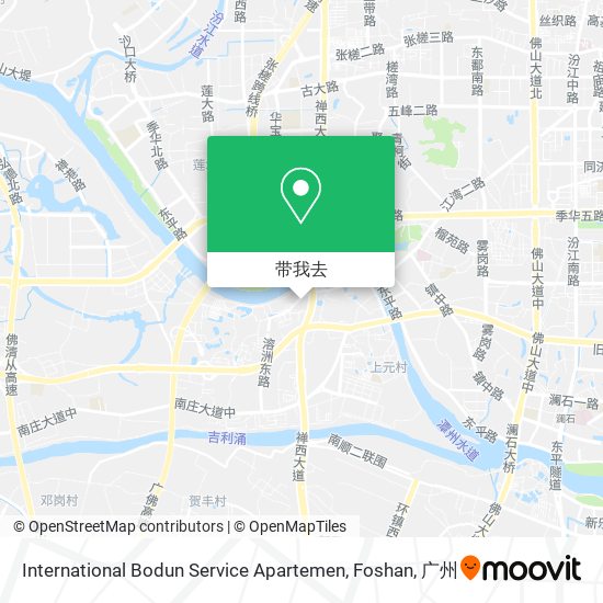 International Bodun Service Apartemen, Foshan地图