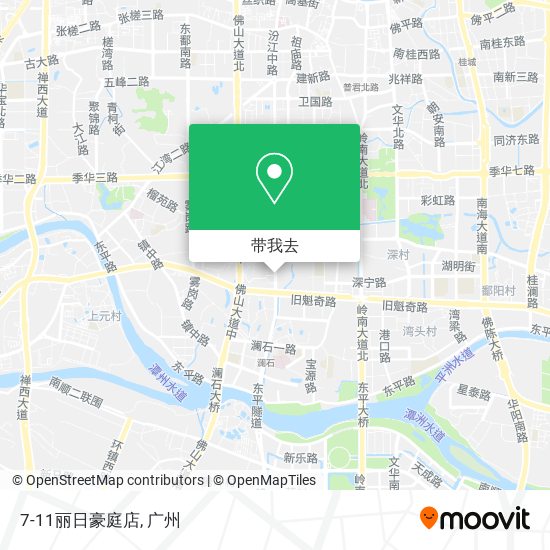 7-11丽日豪庭店地图