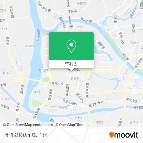 华升驾校练车场地图