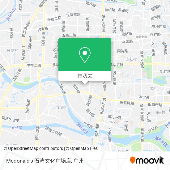 Mcdonald's 石湾文化广场店地图